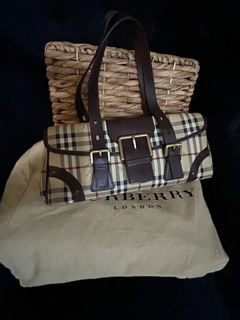 Burberry Classic Check Shoulder Bag - Style number 11590911